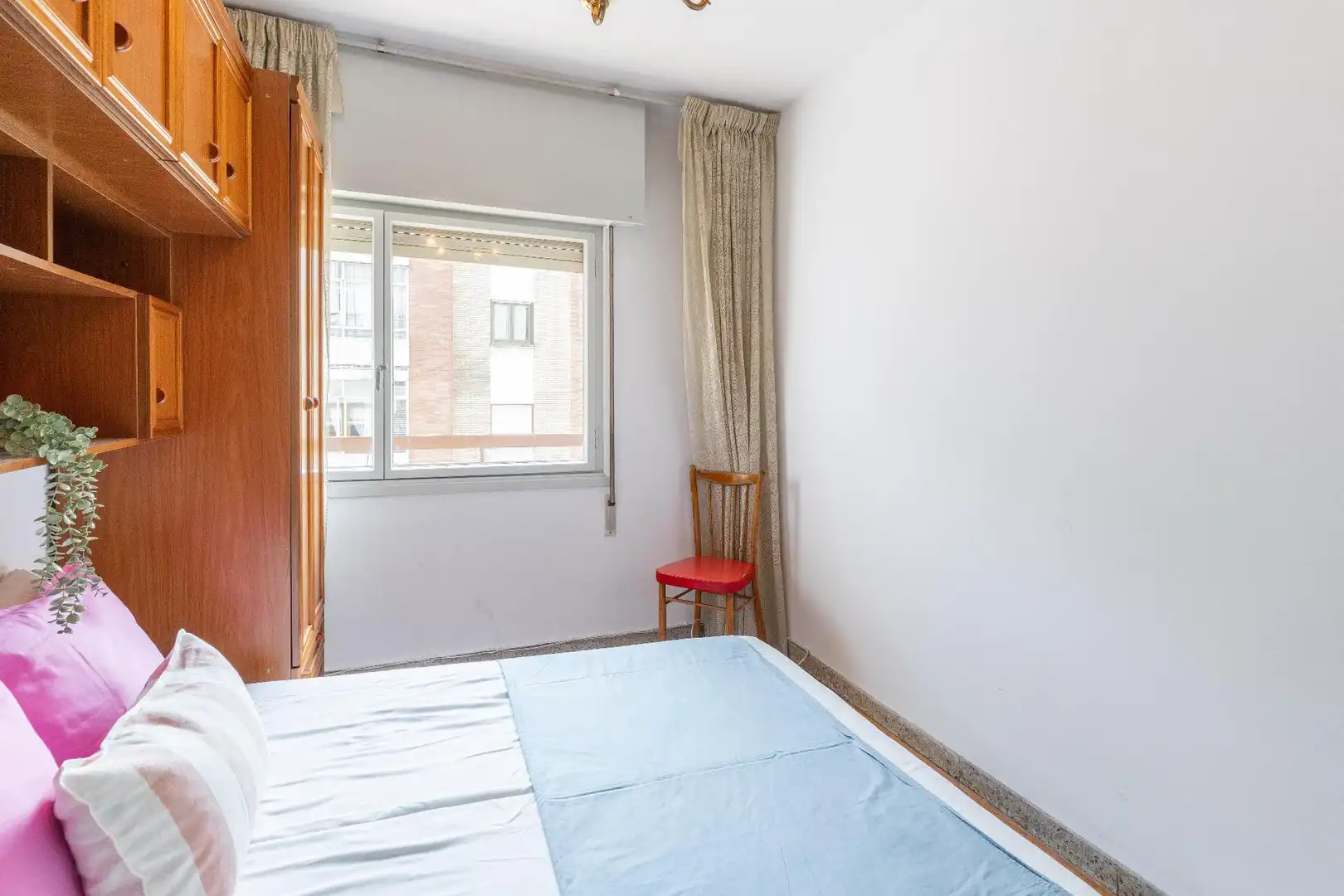 Bedroom of Flat for sale in Aller  with Terrace, Storage room and Furnished