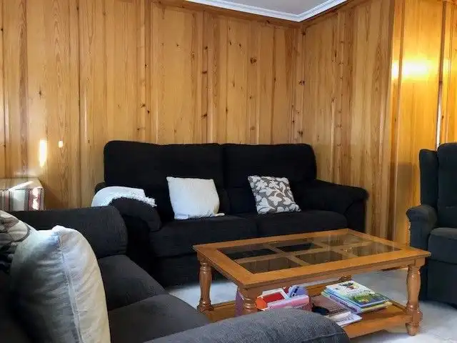Sala de estar de Casa adosada en venta en Ansó con Terraza