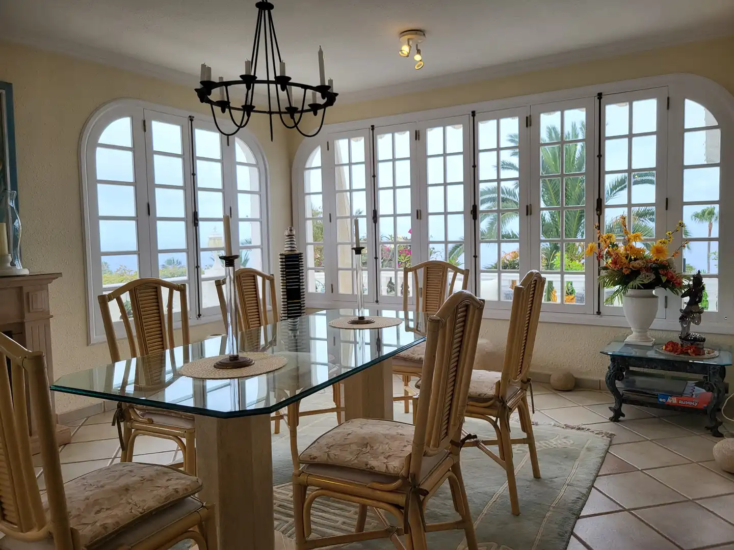 Comedor de Casa o chalet en venta en El Sauzal con Terraza, Piscina y Amueblado