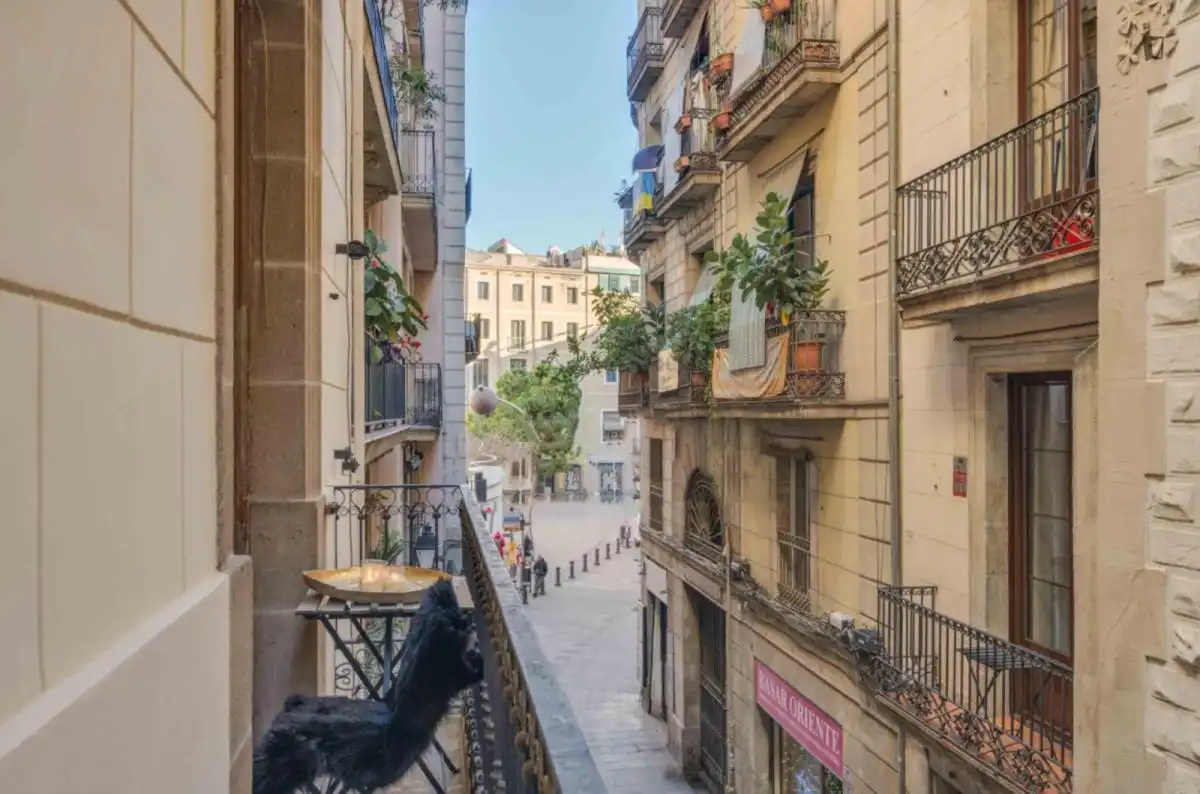 Vista exterior de Apartament de lloguer en Barcelona amb Aire condicionat, Moblat i Rentadora