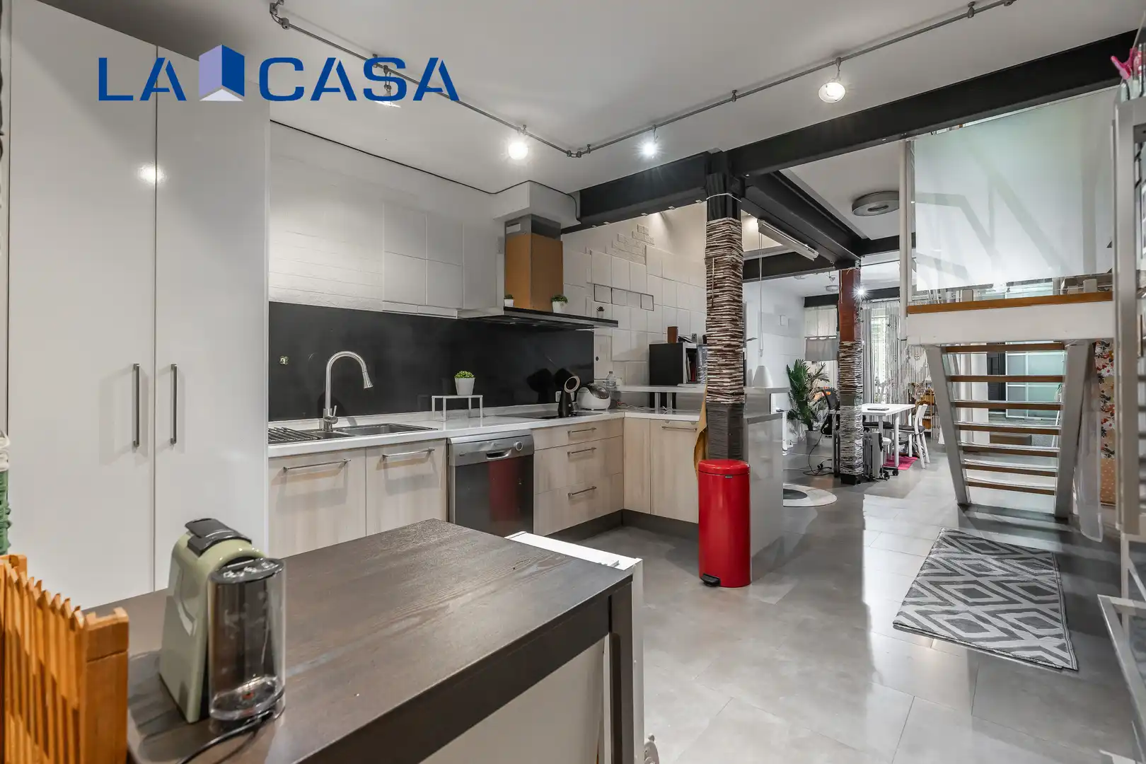 Kitchen of Duplex for sale in  Madrid Capital  with Air Conditioner, Heating and Terrace