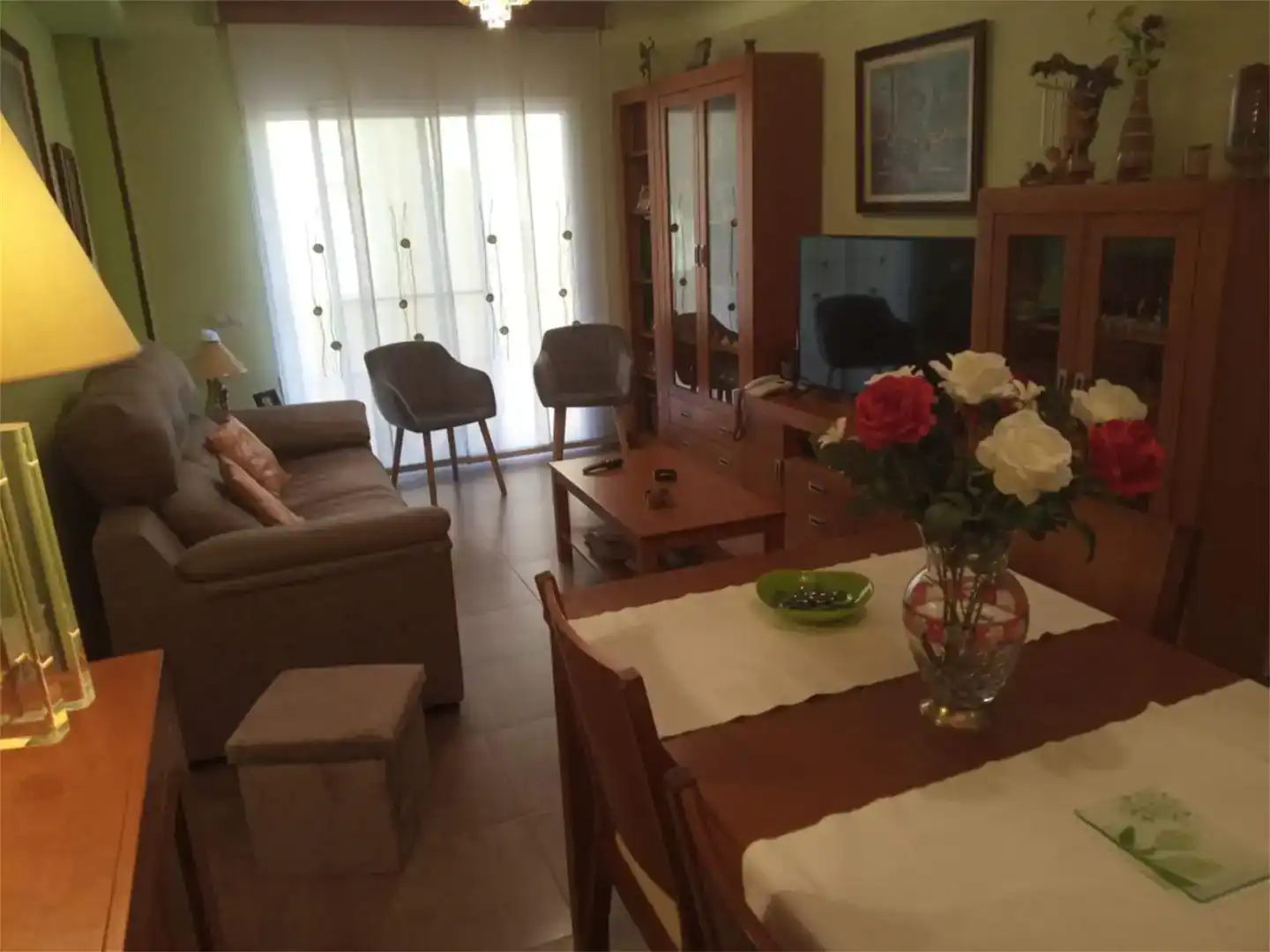 Sala d'estar de Casa adosada en venda en Alfara de Carles amb Aire condicionat i Forn
