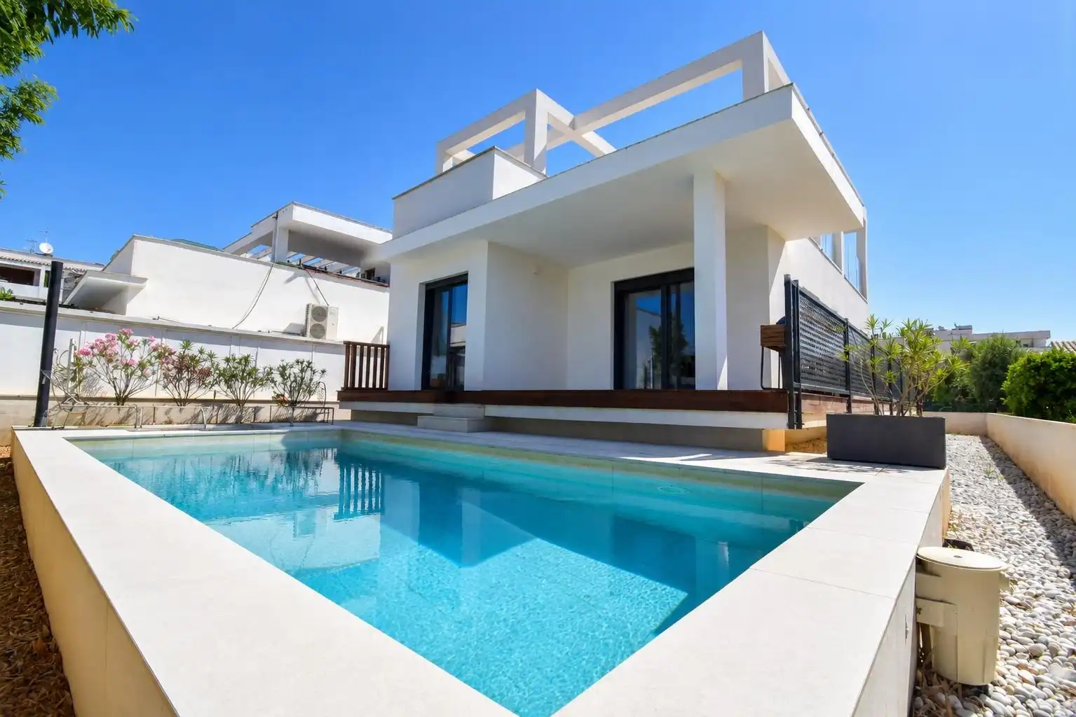 Piscina de Casa o xalet en venda en Alcúdia amb Aire condicionat, Jardí privat i Terrassa