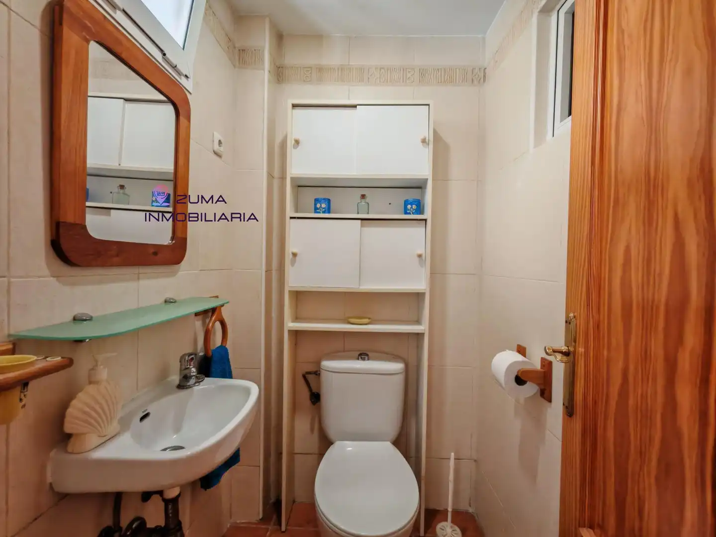 Bathroom of Flat for sale in Málaga  with Air Conditioner, Storage room and Furnished