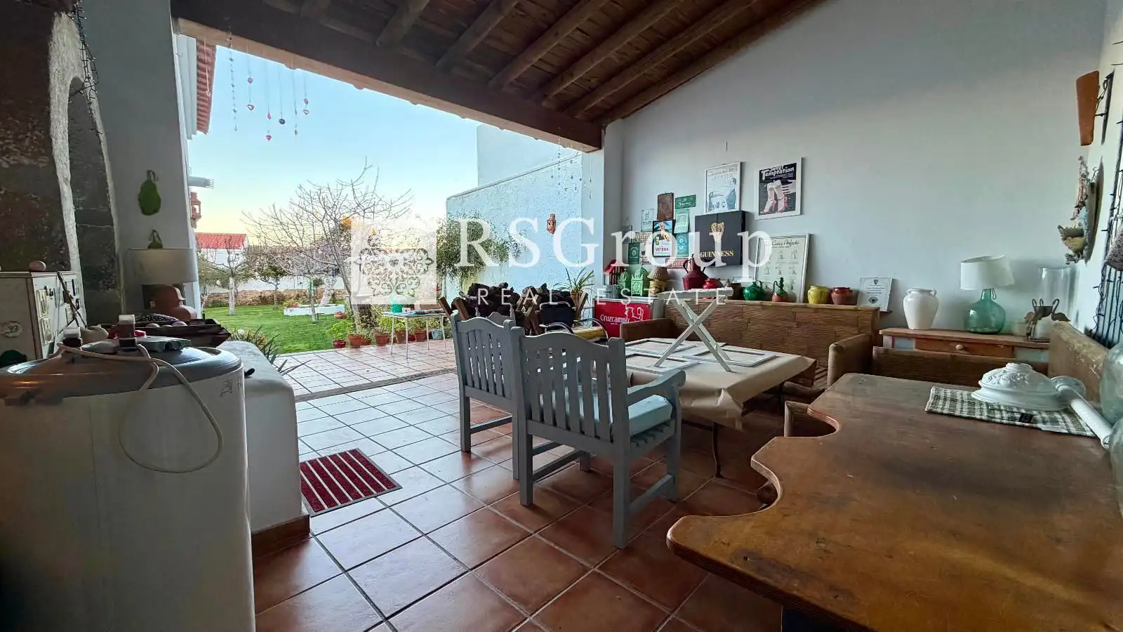 Jardín de Casa o chalet en venta en Santa Olalla del Cala con Aire acondicionado, Jardín privado y Terraza