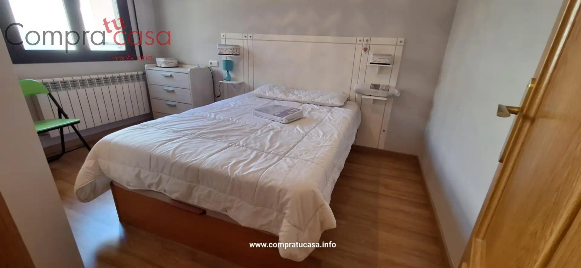 Bedroom of Flat for rent in Espirdo  with Heating, Terrace and Furnished
