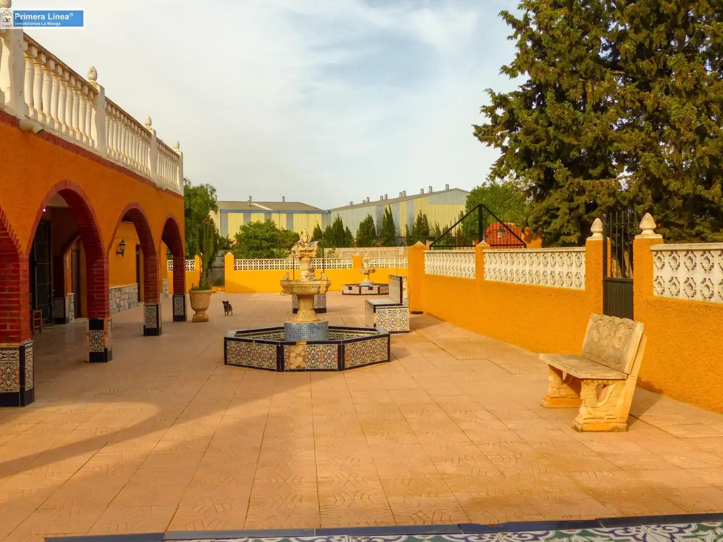 Terrassa de Finca rústica en venda en Fuente Álamo de Murcia amb Calefacció, Jardí privat i Terrassa