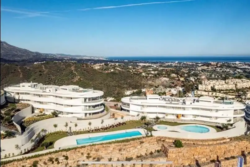 Exterior view of Apartments for rent in Benahavís  with Air Conditioner, Terrace and Swimming Pool