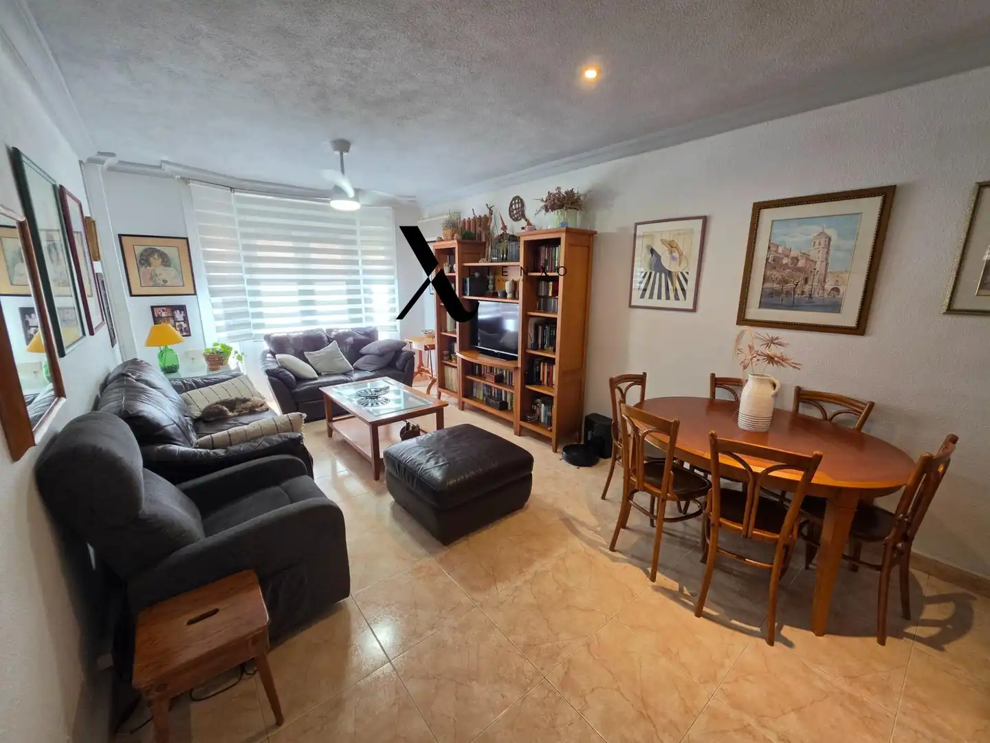 Wohnzimmer von Wohnung zum Verkauf in Murcia mit Klimaanlage, Heizung und Möbliert
