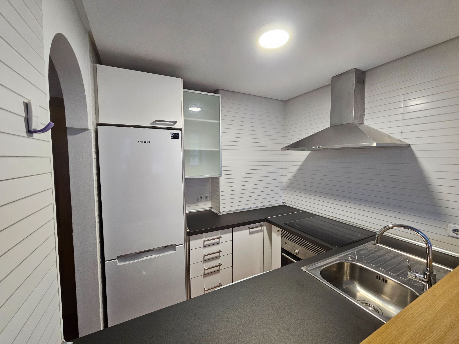 Cocina de Apartamento de alquiler en  Madrid Capital con Calefacción