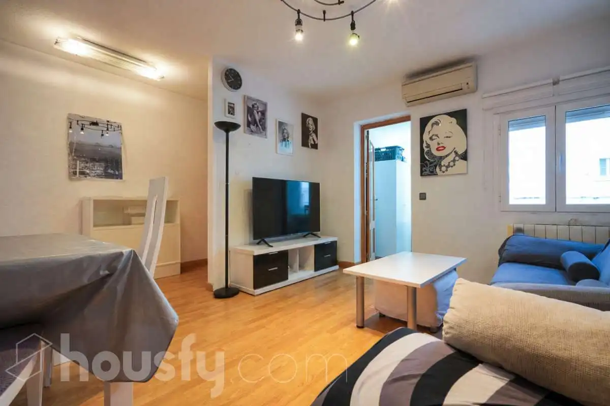 Sala de estar de Piso en venta en Madrid