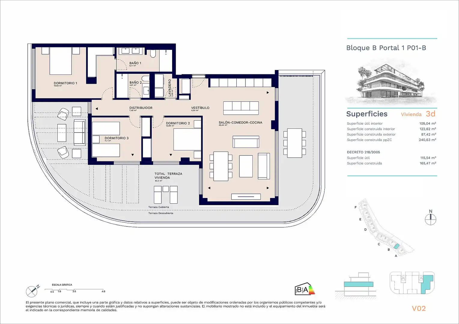 Apartament amb ascensor en venda a Playa Bahía Dorada, imagen 15