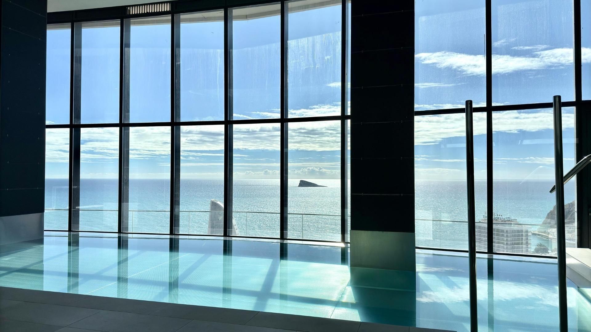 Swimming pool of Flat for sale in Finestrat  with Air Conditioner, Heating and Terrace