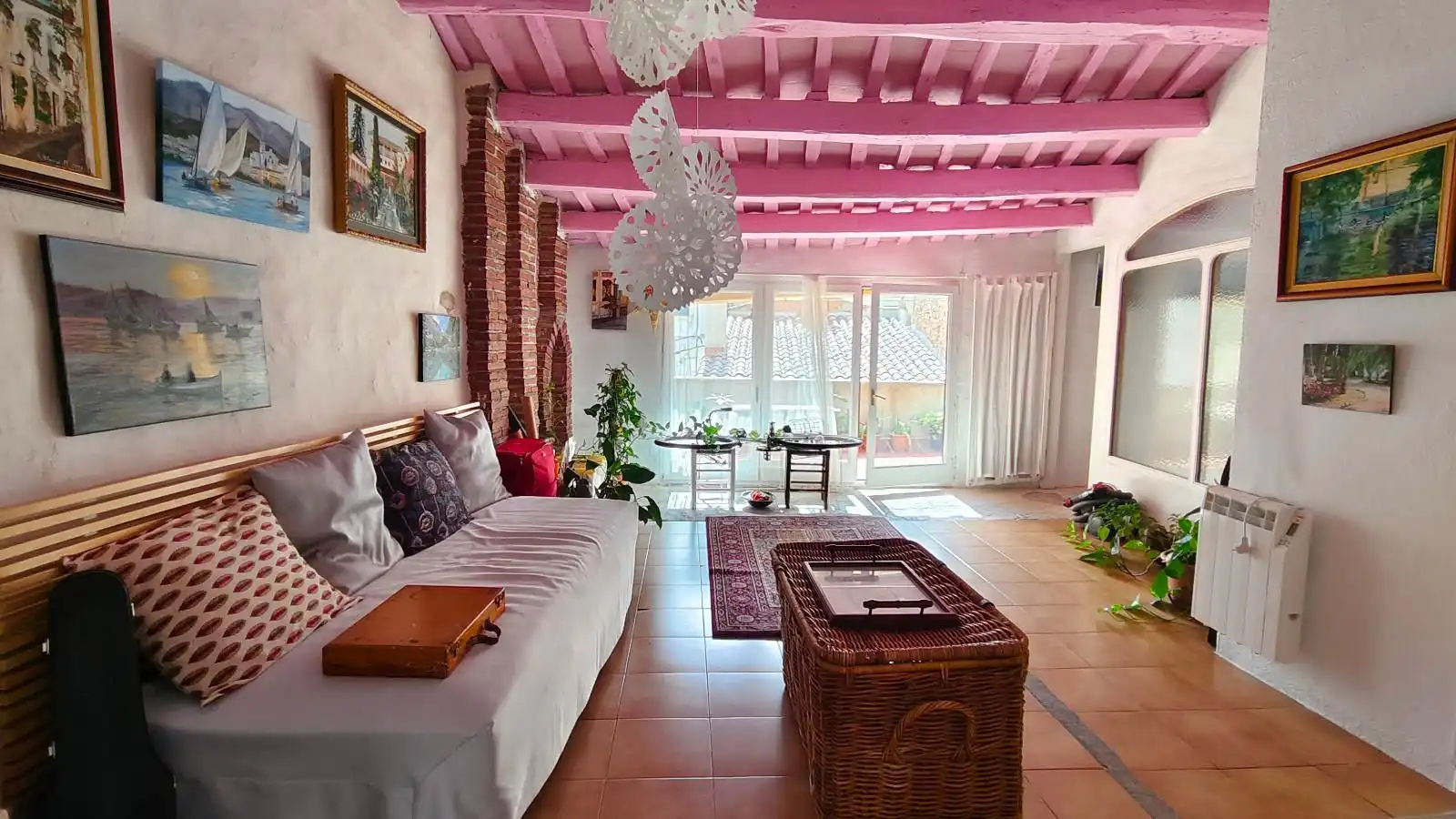 Sala d'estar de Casa adosada en venda en Tossa de Mar amb Terrassa