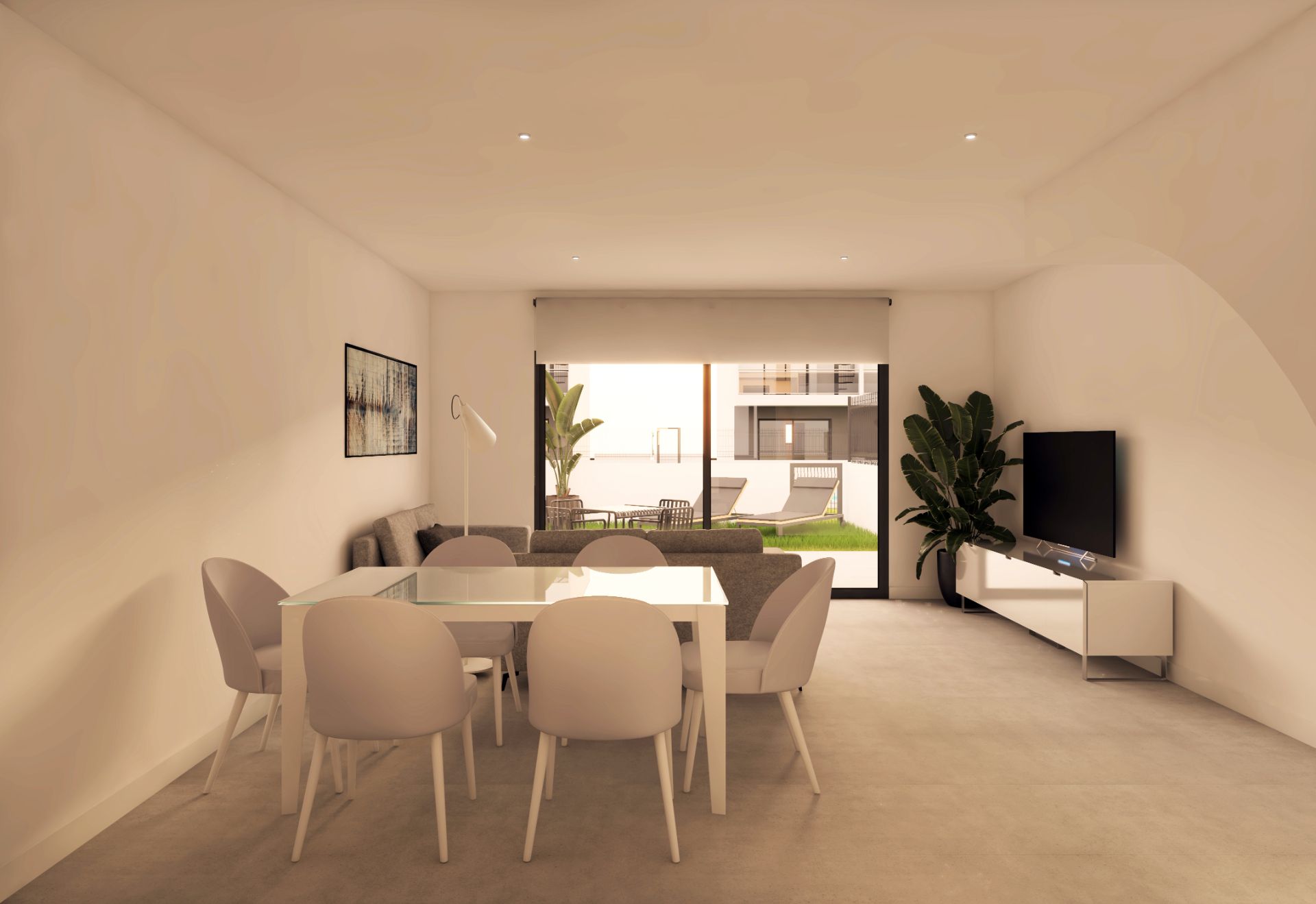 Living room of Single-family semi-detached for sale in El Vendrell  with Air Conditioner, Heating and Private garden