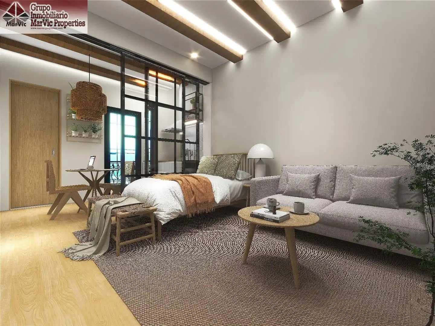 Sala de estar de Apartamento en venta en Villajoyosa / La Vila Joiosa con Aire acondicionado, Terraza y Amueblado