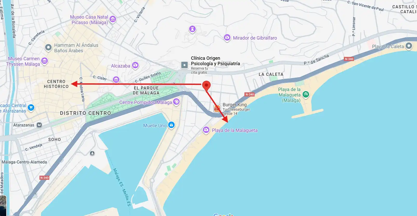 Ático en venta en La Malagueta - Monte Sancha