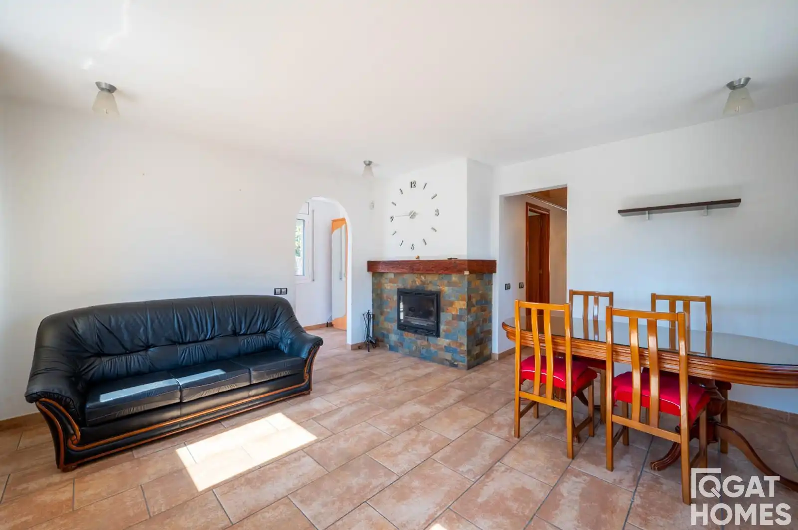 Living room of Houses for sale in Sant Cugat del Vallès  with Air Conditioner, Heating and Terrace