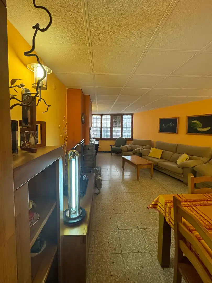 Sala d'estar de Casa o xalet en venda en Maella amb Moblat, Forn i Rentadora