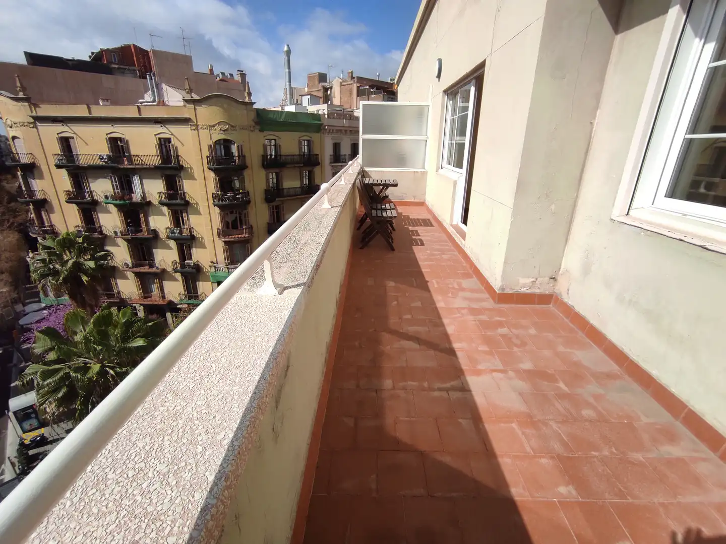 Terrasse von Büro zur Miete in Barcelona mit Klimaanlage, Heizung und Balkon