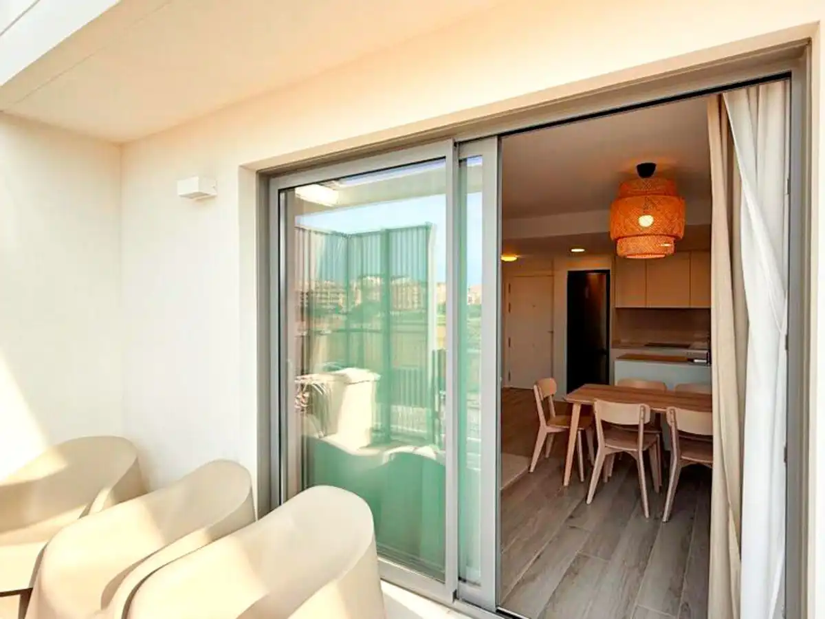Balcony of Flat for sale in Dénia  with Air Conditioner and Community pool