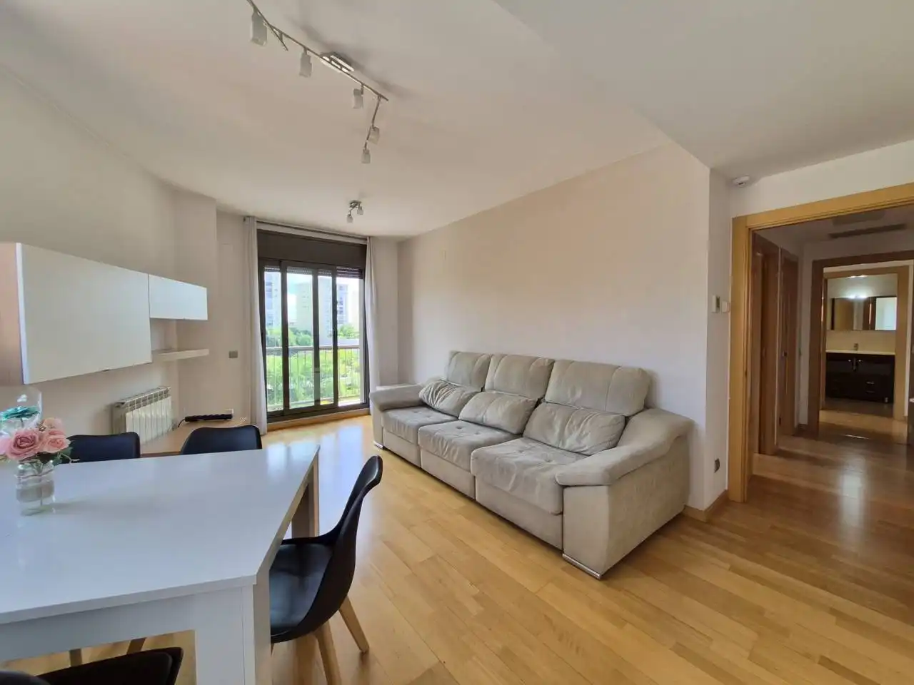 Sala d'estar de Pis en venda en Terrassa amb Aire condicionat, Calefacció i Parquet