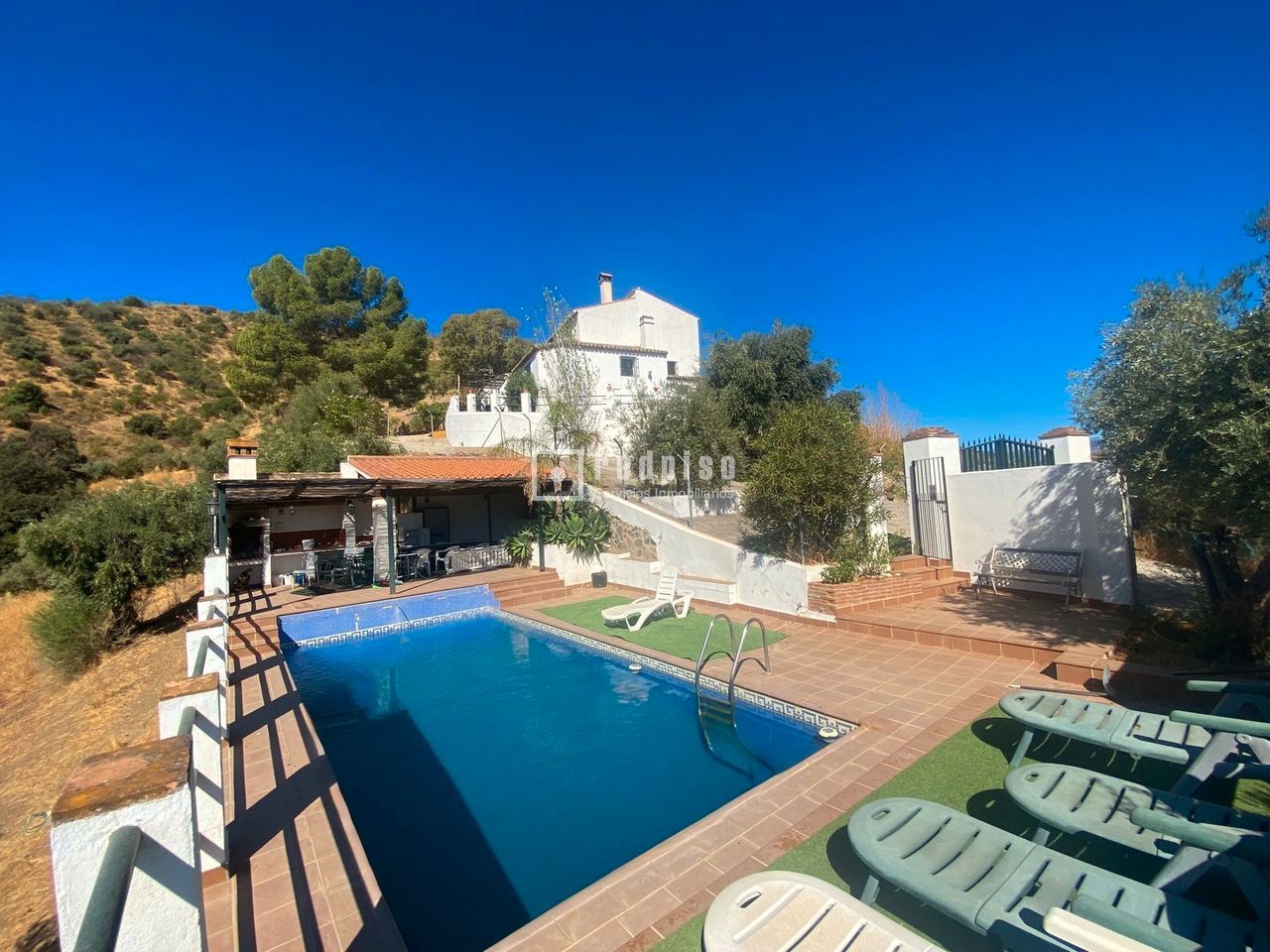Swimming pool of House or chalet for sale in Málaga Capital  with Terrace, Storage room and Swimming Pool