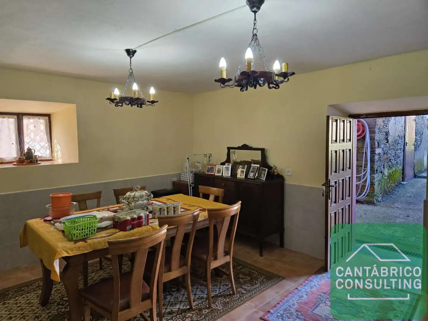 Dining room of Houses for sale in Navia  with Heating, Storage room and Furnished