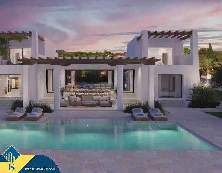 Terrace of Houses for sale in Santa Eulària des Riu  with Terrace, Swimming Pool and Furnished