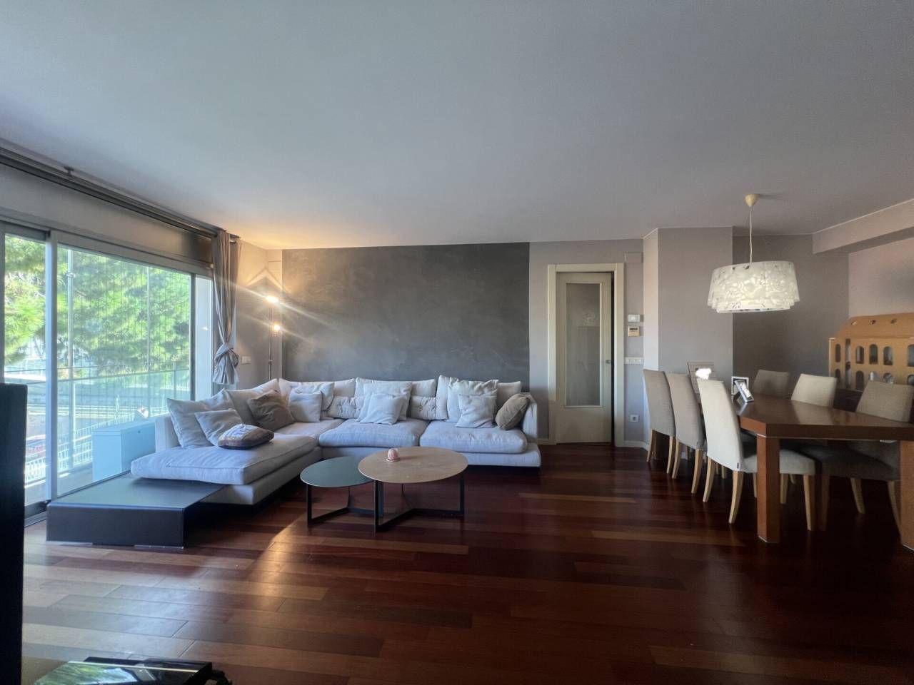 Sala d'estar de Pis en venda en Granollers amb Aire condicionat, Calefacció i Parquet