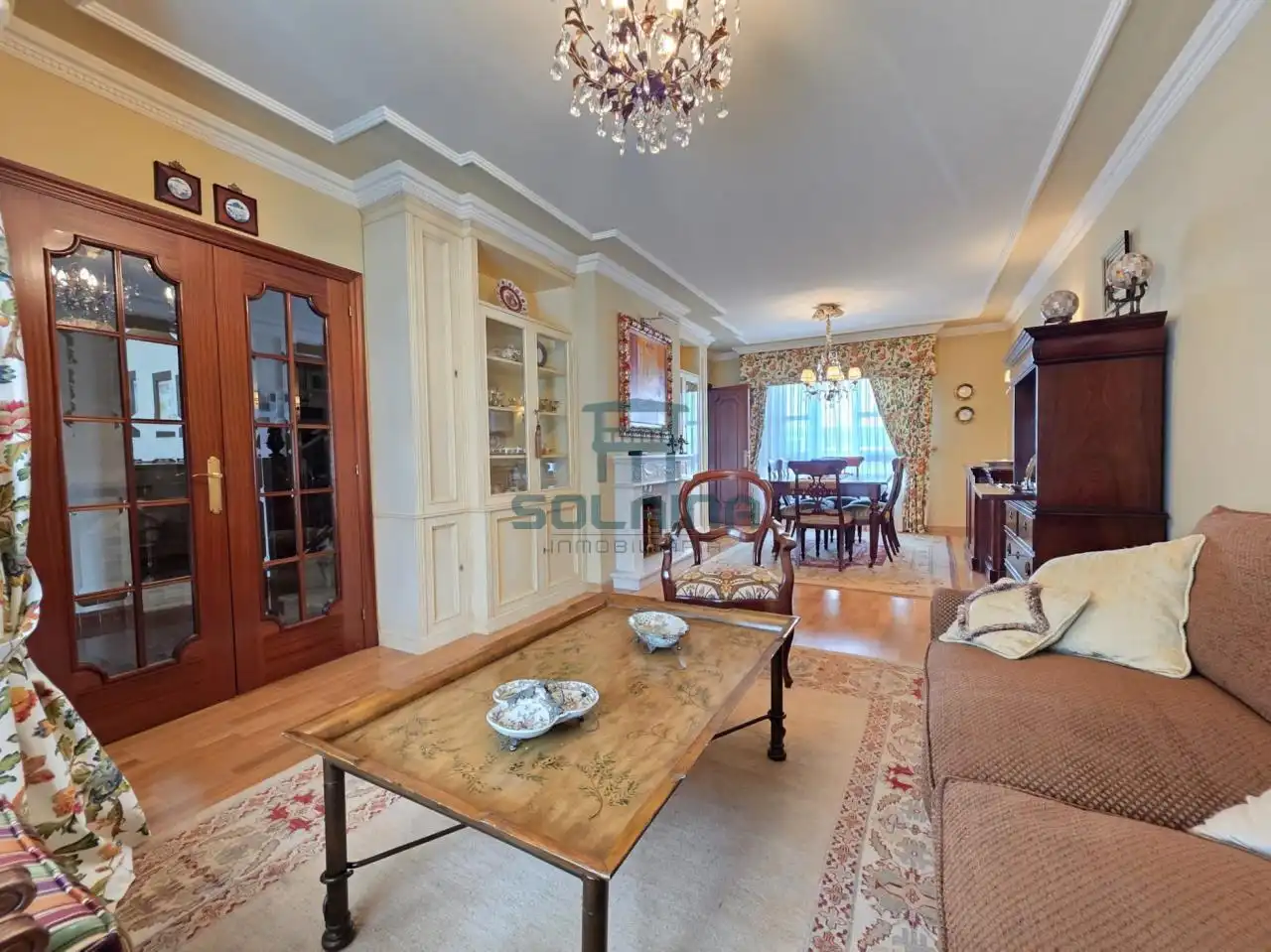Living room of Detached homes for sale in Ourense Capital   with Heating, Private garden and Furnished