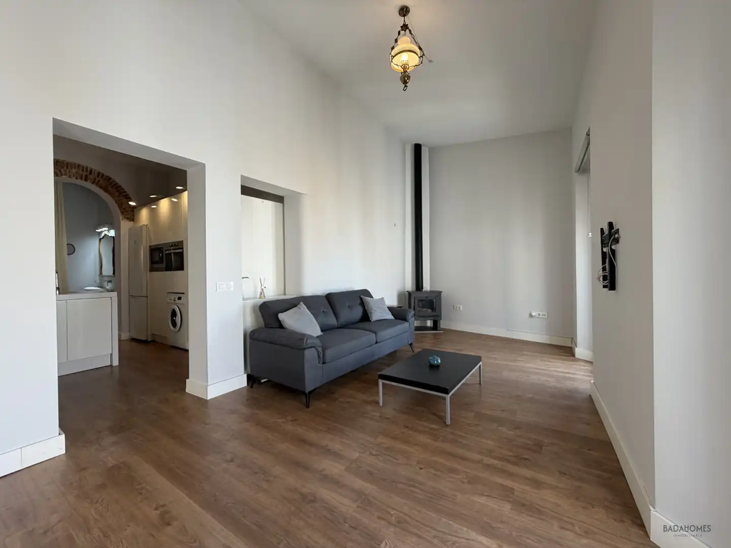 Sala de estar de Piso en venta en Badajoz con Aire acondicionado, Calefacción y Parquet