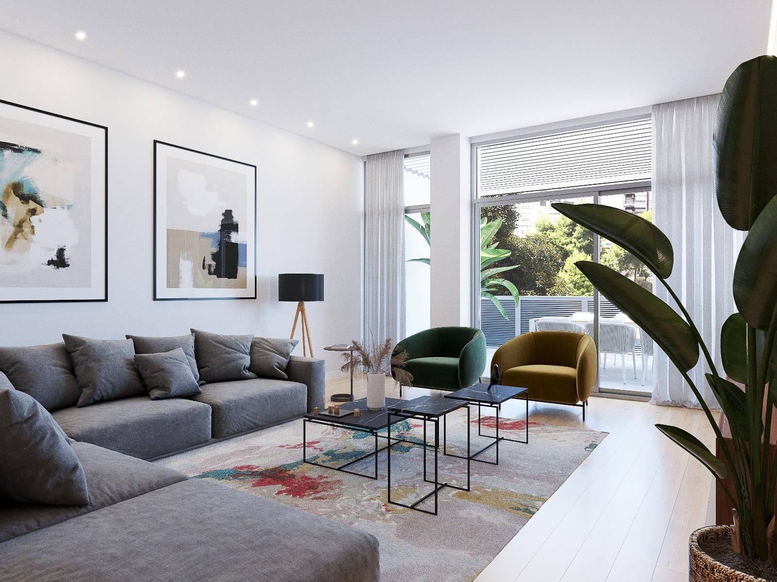 Living room of Flat for sale in Elche / Elx  with Air Conditioner and Terrace