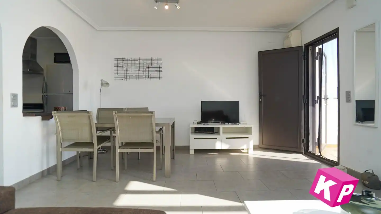 Sala d'estar de Casa o xalet en venda en Santa Pola amb Jardí privat, Terrassa i Traster