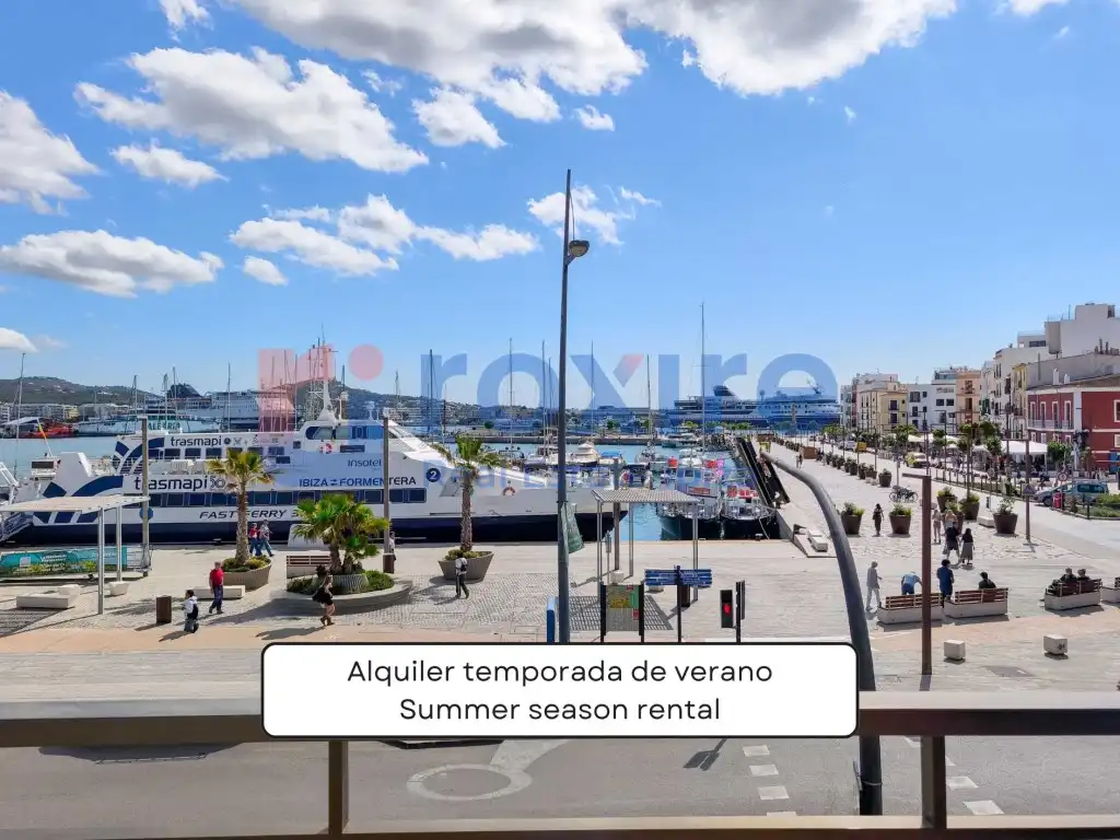 Terrassa de Apartament de lloguer en Eivissa amb Terrassa, Moblat i Rentadora