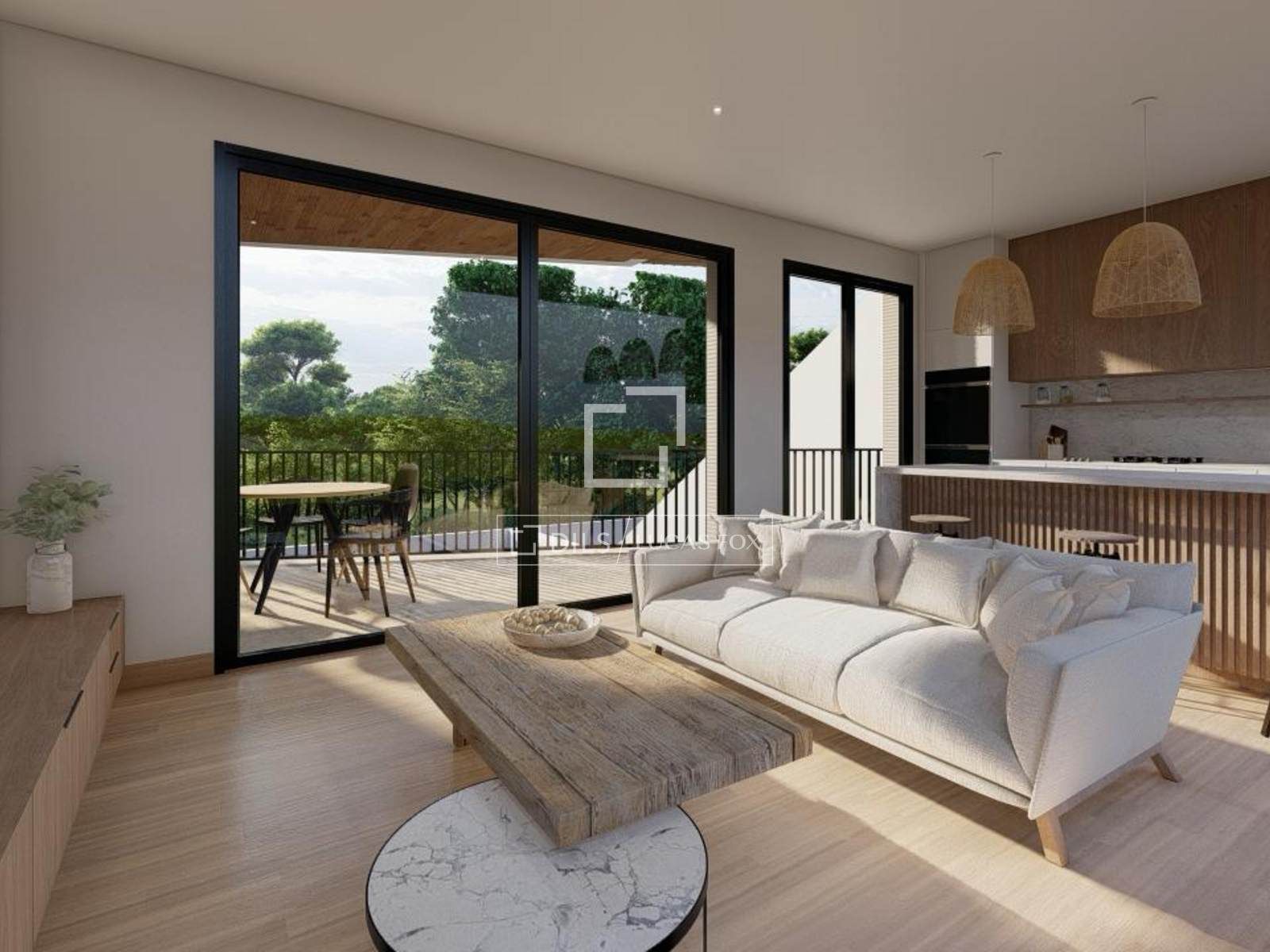 Living room of House or chalet for sale in Vilanova i la Geltrú  with Air Conditioner, Heating and Private garden