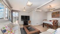 Living room of Attic for sale in  Madrid Capital  with Air Conditioner, Private garden and Terrace