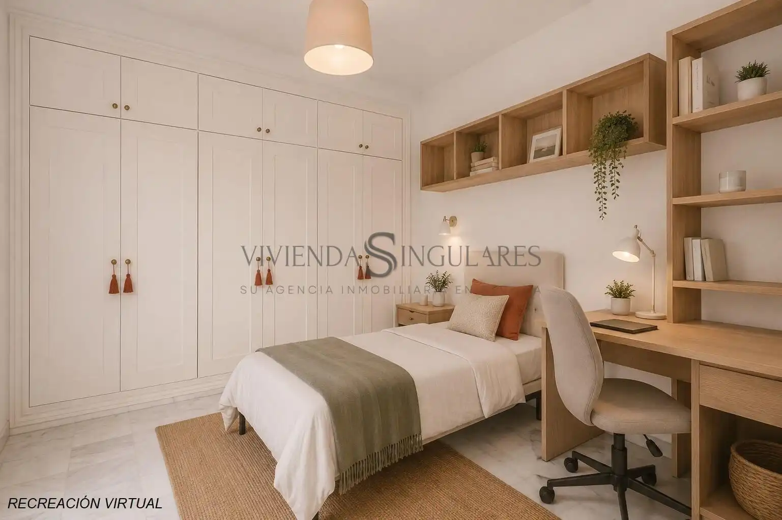 Bedroom of Flat for sale in Sevilla  with Air Conditioner