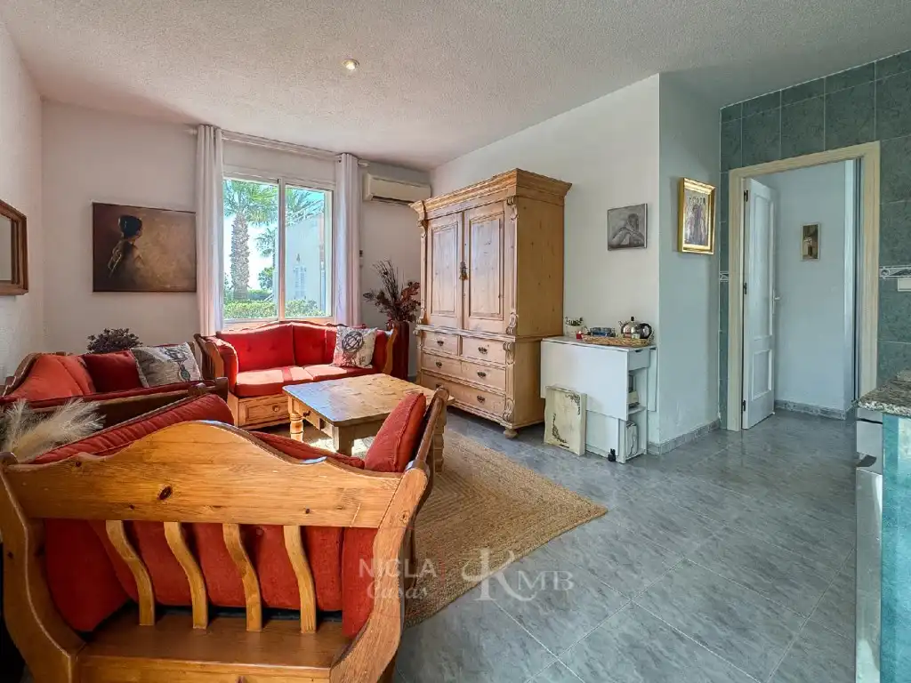 Sala de estar de Apartamento en venta en Vera con Aire acondicionado, Jardín privado y Terraza