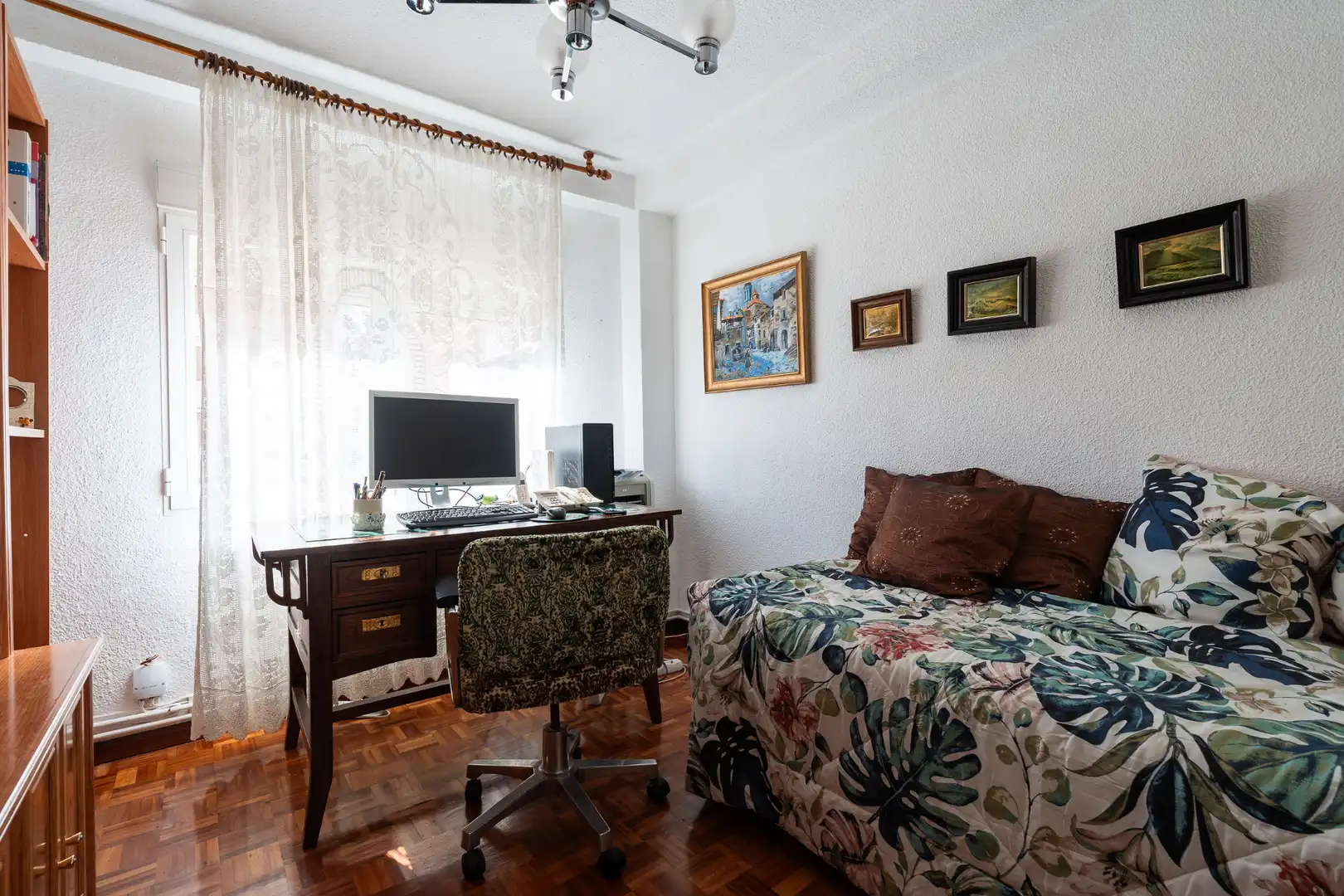 Bedroom of Flat for sale in Madrid  with Heating, Private garden and Terrace