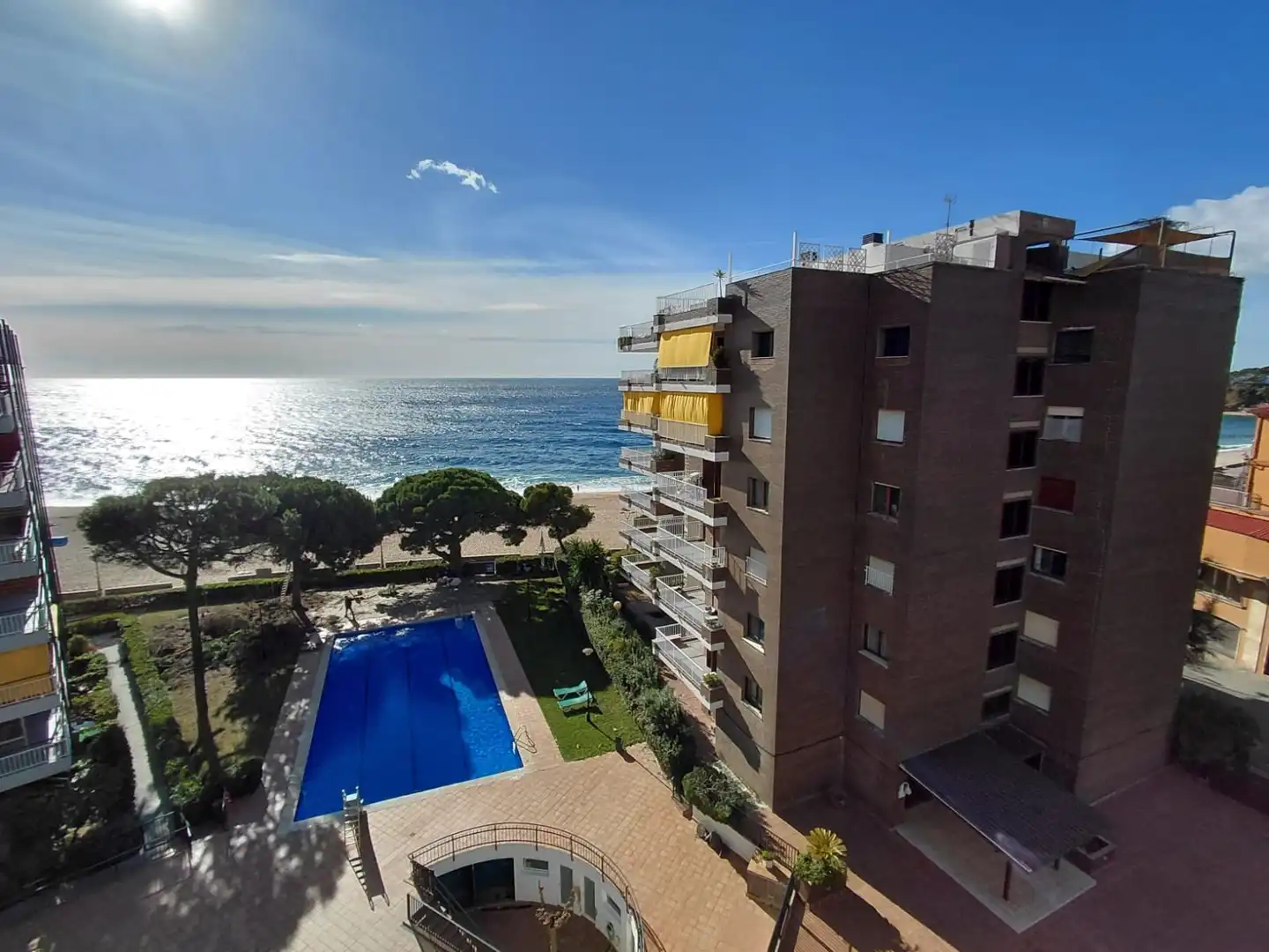 Piscina de Piso de alquiler en Lloret de Mar con Calefacción, Terraza y Amueblado
