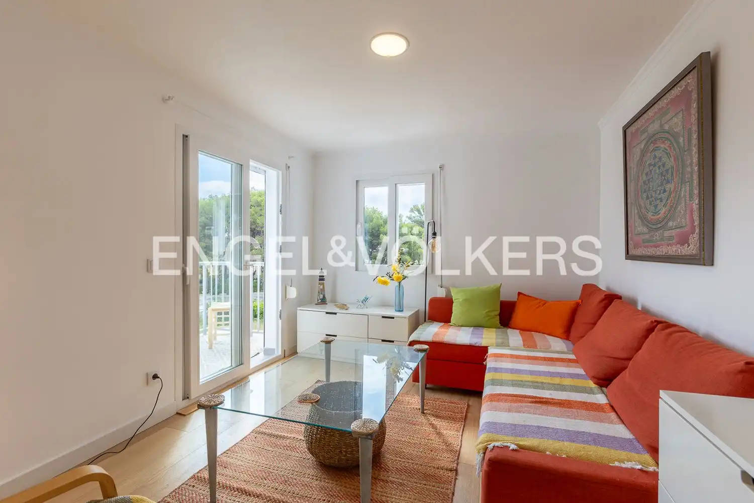 Sala de estar de Piso en venta en Jávea / Xàbia con Aire acondicionado, Calefacción y Terraza