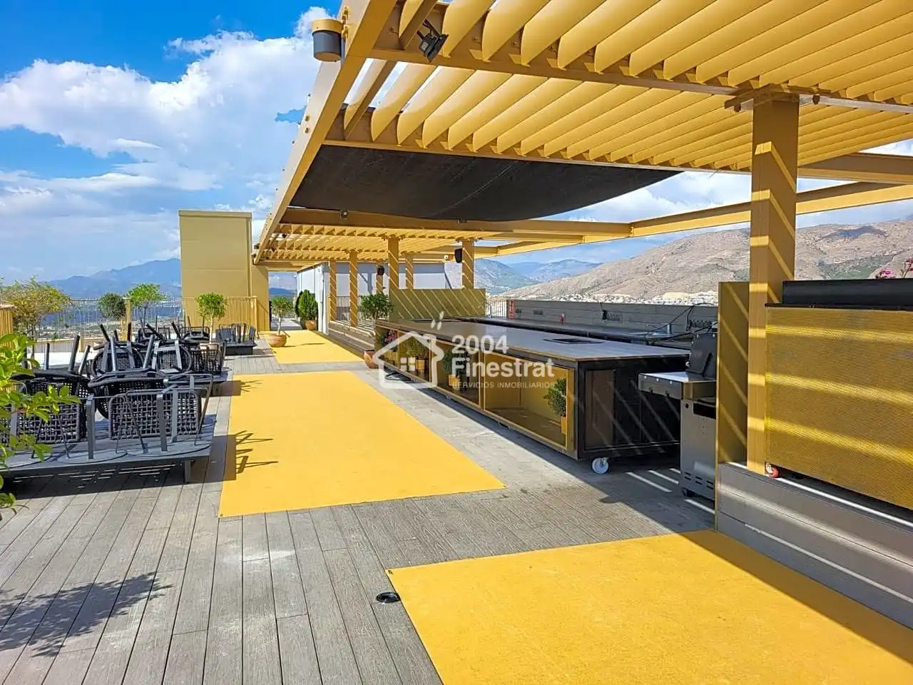 Terrasse von Wohnungen zum Verkauf in Benidorm mit Klimaanlage, Terrasse und Gemeinschaftspool