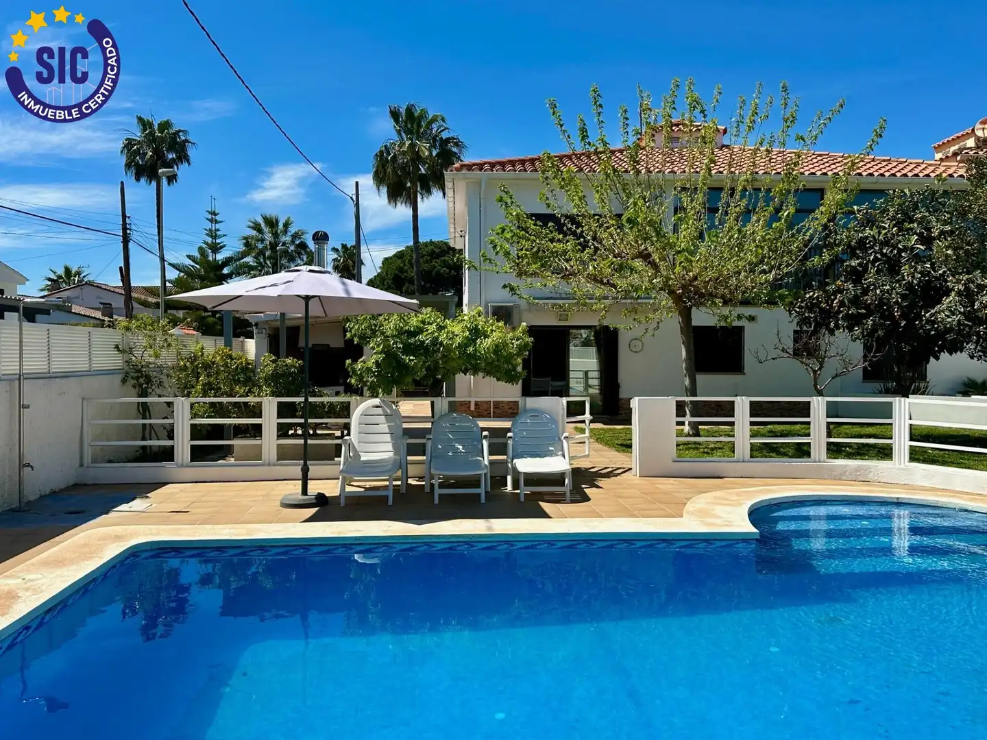 Jardín de Casa o chalet en venta en Benicasim / Benicàssim con Aire acondicionado, Jardín privado y Terraza