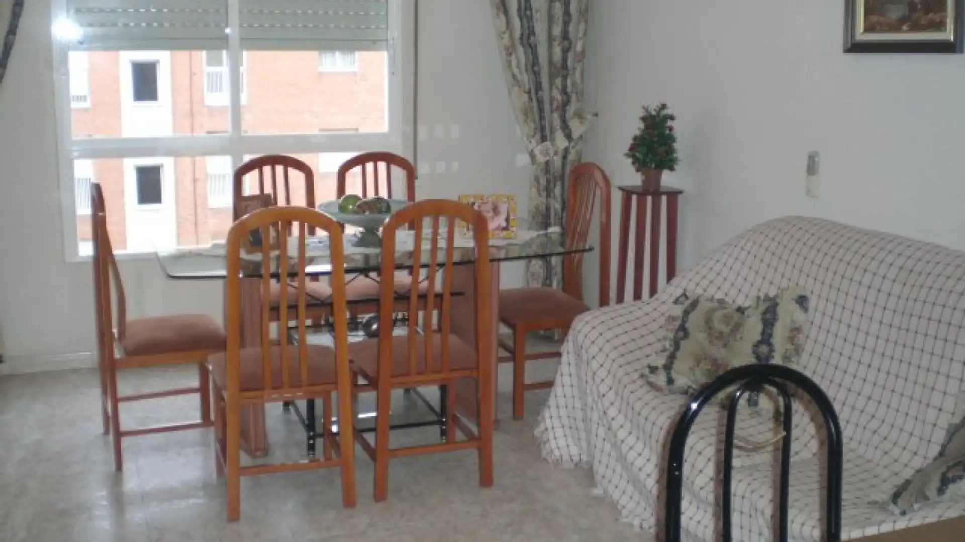 Dining room of Flat for sale in Lorca  with Air Conditioner, Terrace and Furnished