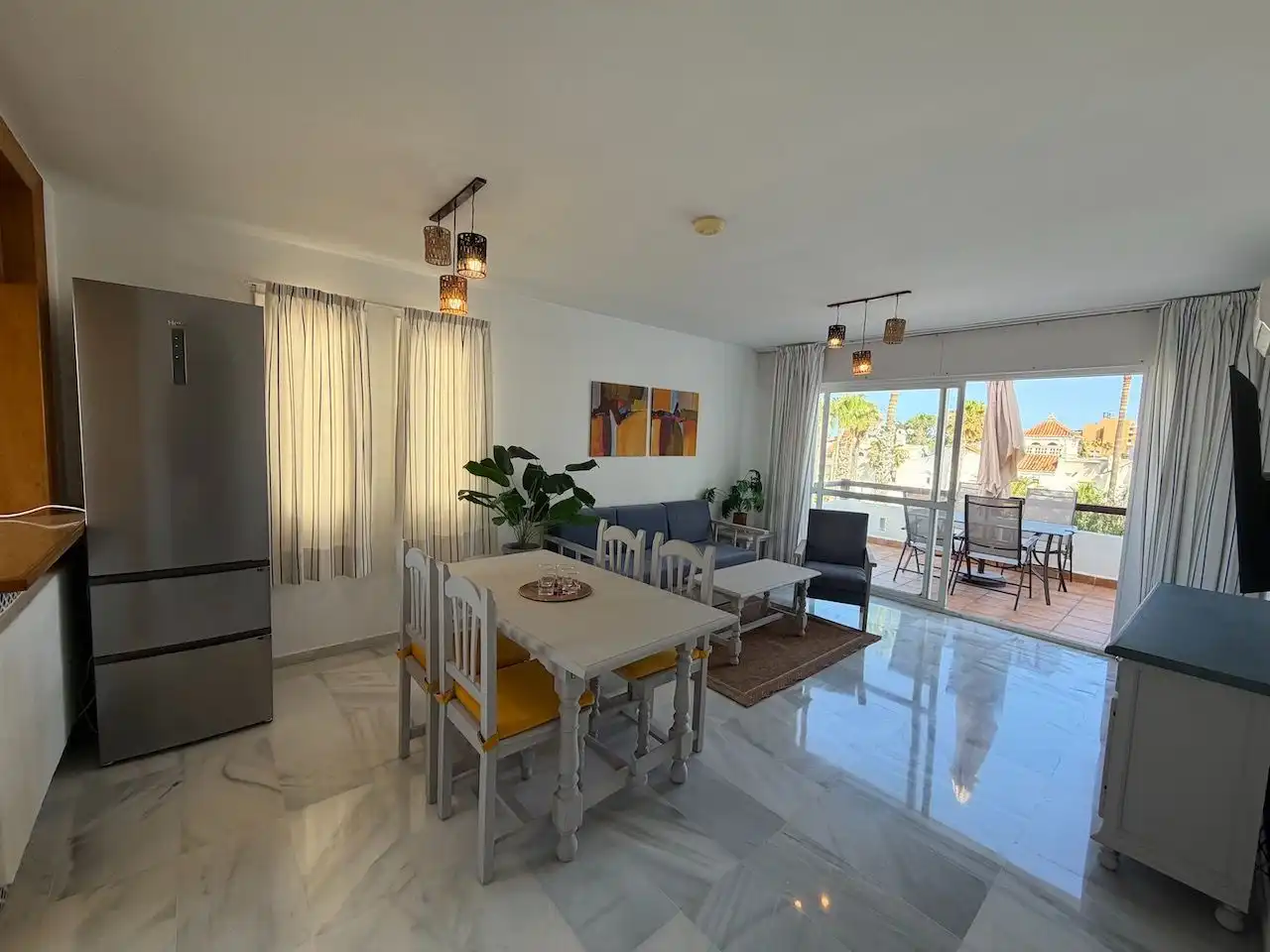 Dining room of Apartments for sale in Roquetas de Mar  with Air Conditioner, Heating and Terrace