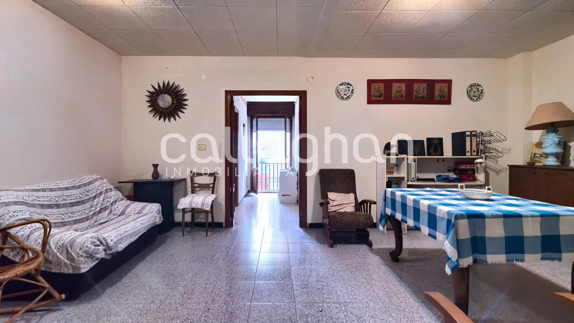 Sala de estar de Casa adosada en venta en Chilches / Xilxes