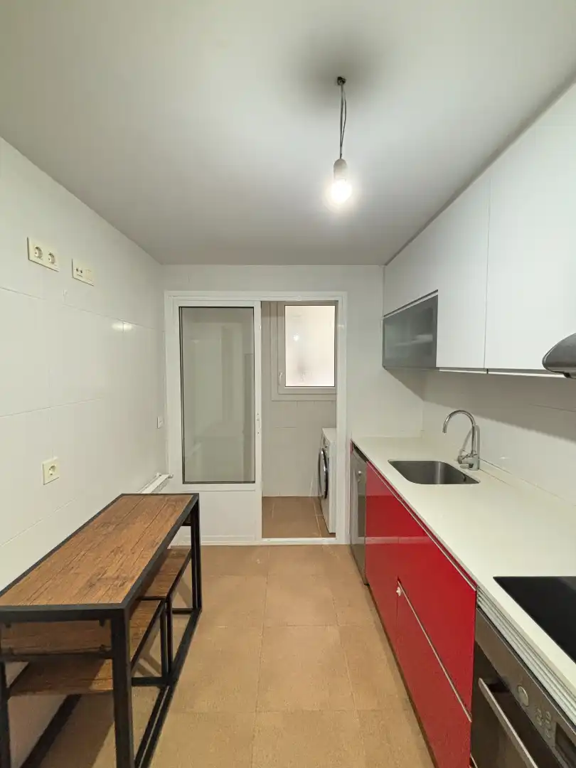 Cocina de Apartamento en venta en Ames con Calefacción, Trastero y Amueblado