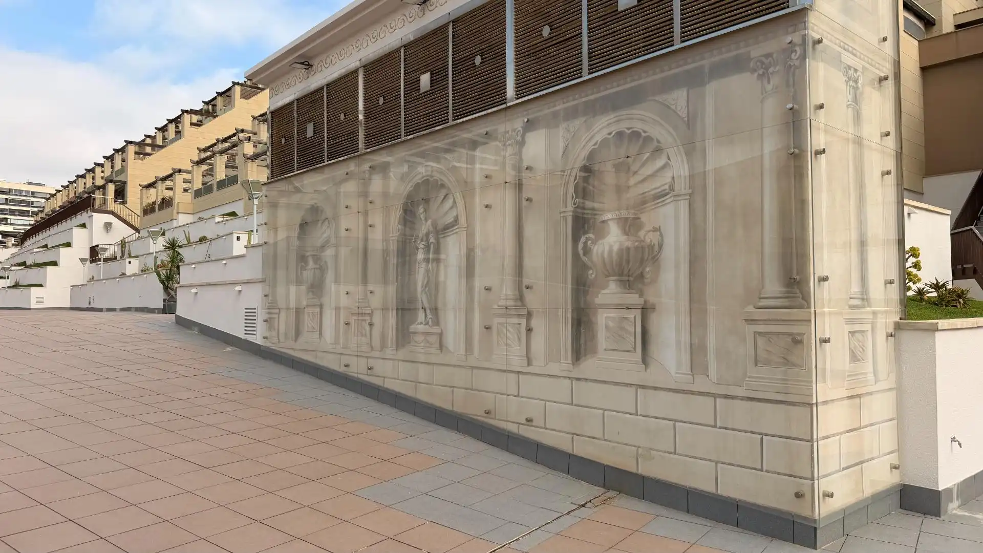 Vista exterior de Apartamento en venta en Elche / Elx con Aire acondicionado, Jardín privado y Terraza
