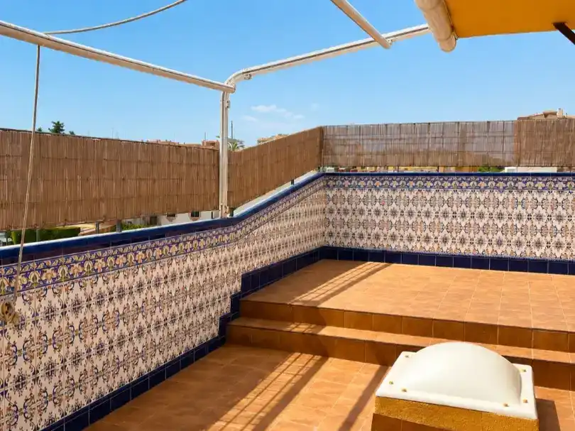 Terraza de Casa o chalet en venta en Cartagena con Aire acondicionado, Jardín privado y Parquet